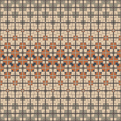 Fototapeta premium Seamless Artwork Luxury Shape Structure Minimal Template Retro Tile Beautiful Artistic Line Backdrop Vintage Modern Design Fabric Art Texture Textile Print Wallpaper Graphic Background Pattern.