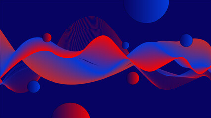 abstract background with red lines