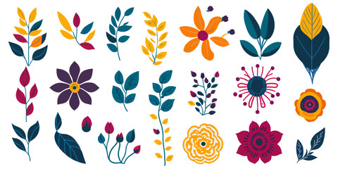 Pastel Floral Backgrounds. A Vector Collection for Wallpaper and Scrapbooking