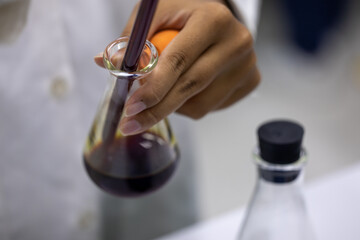 Titration method for determining salt iodate and salt iodide content in Laboratory.