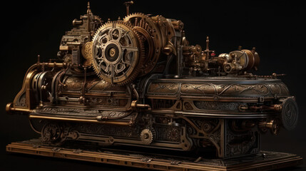 Plakat Steampunk Perpetual Motion Machine 