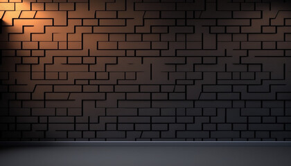 Modern brick wall and floor background