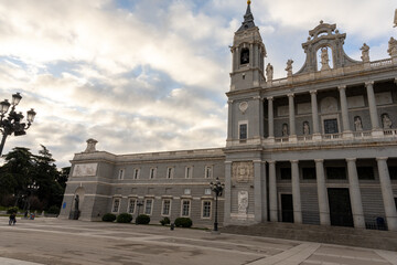 Obraz premium The Royal Palace of Madrid, also called the Orient Palace,