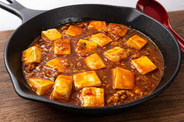Spicy Mapo Tofu with Tofu and Beef