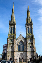 Fototapeta na wymiar St Peter's catholic cathedral, Belfast, Northern Ireland. Ulster, U.K.