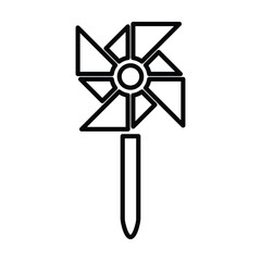 paper windmill icon, paper vector, windmill illustration