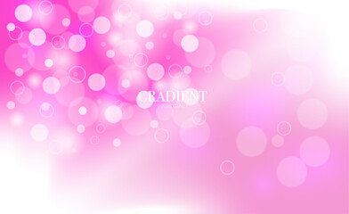 Abstract background with bokeh, Pink gradient