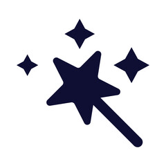 magic stick, magician stick, star stick icon