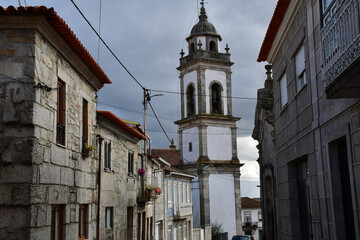 Fototapeta na wymiar Favaios, Portugal - march 26 2022 : the village center