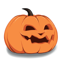 Illustration of halloween pumpkin
