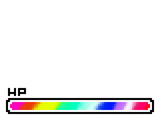 HP（無敵）のゲームコマンド風背景