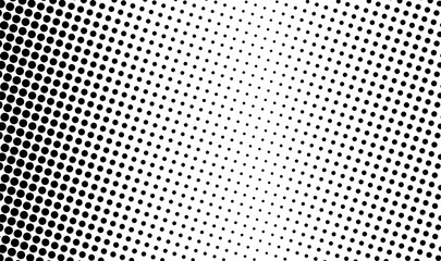 Abstract grunge halftone distorted shapes background design