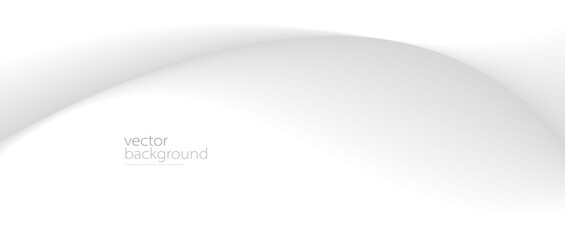 Smooth flow of wavy shape with gradient vector abstract background, light grey design curve line energy motion, relaxing image or technology.