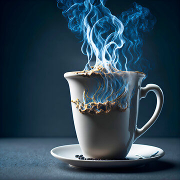 cup of hot coffee