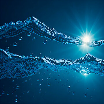 water splash background