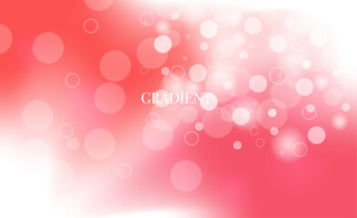 Abstract background with bokeh, Pink Gradient