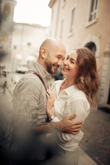 Fototapeta premium Couples in the City Italy