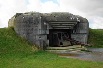 German WWII Gun Battery at Longues-sur-Mer, Normandie, France