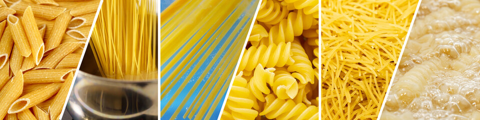World pasta day banner design, cooking, for website header design