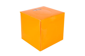 Fototapeta premium Square Tissues Box Isolated on White Background