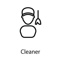 Cleaner icon design stock illustration