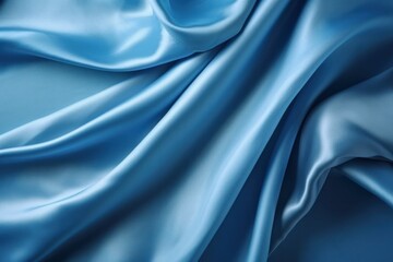 Fototapeta premium Silk texture elegant background and wallpaper. blue color (ai generated)