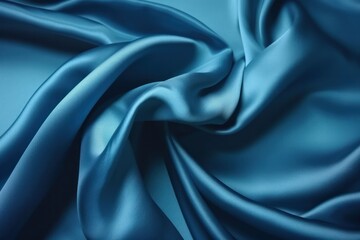 Fototapeta premium Silk texture elegant background and wallpaper. blue color (ai generated)