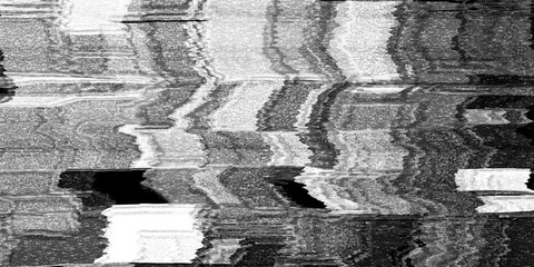 Digital pixel glitch abstract error background transparent overlay. Distorted broken CRT television or video game damage texture. Futuristic post apocalyptic cyberpunk white noise no signal backdrop. - obrazy, fototapety, plakaty
