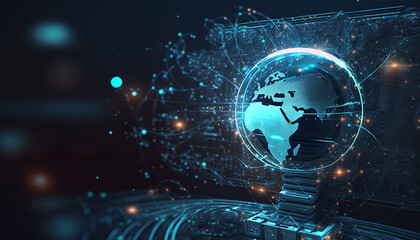 AI produce high-tech illustrations