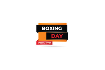 boxing day sale labels collection illustration