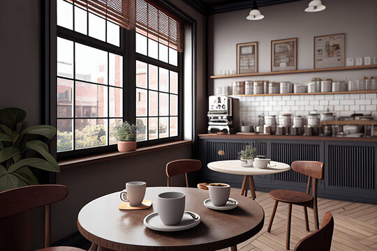 AI generates illustrations contemporary household