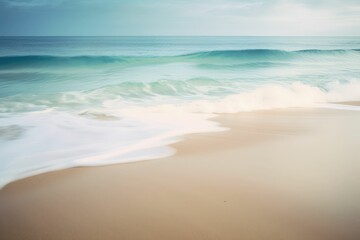 Fototapeta premium beach and sea, generative AI