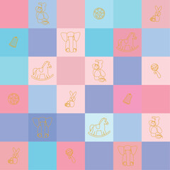 Obraz premium baby pattern