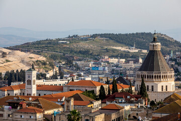 Fototapeta premium Nazareth city, Galilee, israel.