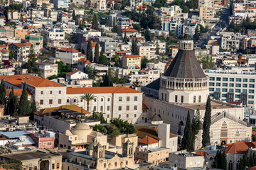 Fototapeta na wymiar Nazareth city, Galilee, israel.