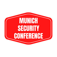 Munich security conference symbol icon