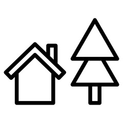 Christmas house line 