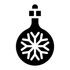Christmas ball glyph 