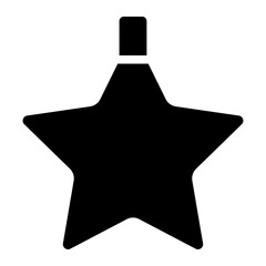 Christmas star glyph 