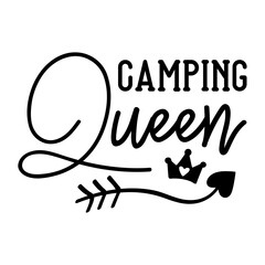 Camping Queen svg