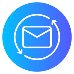 email gradient icon