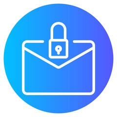 encrypted gradient icon