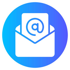 email gradient icon