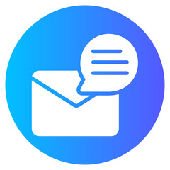 email gradient icon