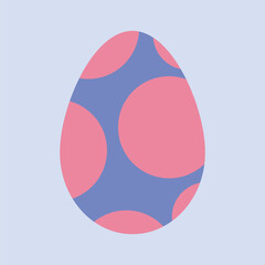 vector colorful easter egg isolated illustration