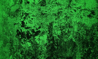 Green abstract stucco wall background, Turquoise painted wall background or texture, Abstract Grunge Green Stucco Wall Texture Background