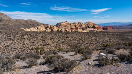 North vista across the Red Rock Canyon National Conservation Area