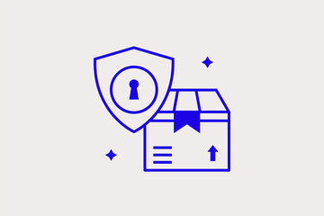 Geometric concept of logistics vector illustration in a flat style for website, mobile app, banner, ui ux design, web design, business, marketing, landing page, infographics, mockup, web development	