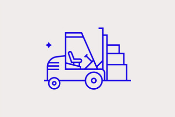 Geometric concept of logistics vector illustration in a flat style for website, mobile app, banner, ui ux design, web design, business, marketing, landing page, infographics, mockup, web development	