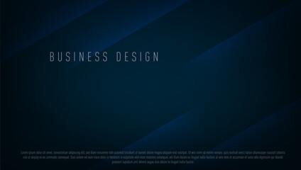 Luxury Dark Blue Abstract Business Back Concept